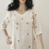 Munga Kota Kurti with embroidery and cutwork inspired pattern