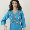 kota kurti with exquisite handwork in yoke