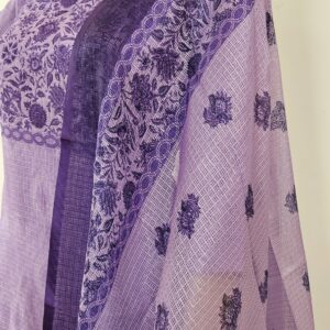 Floral design printed three piece set (stitched)