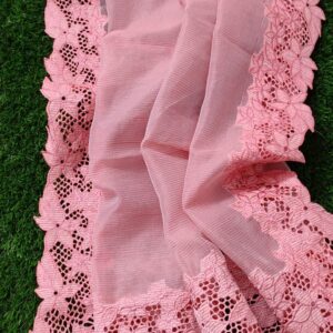 Noel Kota Saree With Full Border Cutwork-Design2 ( Preorder)