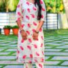 Kota with leaf embroidery coord set - CS-001