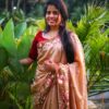 Blended Tussar saree with cross stitch and cutwork ( Available in 8 colors)
