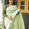 Premium Shimmer Organza Saree with Embroidery
