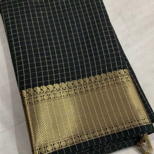 2026/05/1001136482-1.jpg Trisha - black checks katan silk saree