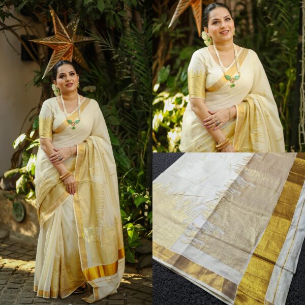 Fire - premium kerala cotton  saree