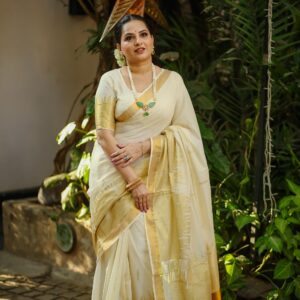 Fire - premium kerala cotton  saree