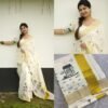 chaya kada- embroidered kerala  saree