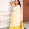 Kovil - Premium Handloom Replica kerala saree