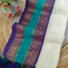 Shikha - 120 Thread Count Mul Cotton Saree with Traditional Gold Kasavu Border