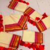 Mridu- 120 Thread Count Mul Cotton Saree with Traditional Gold Kasavu Border