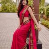 Dhanya - 120 Thread Count Mul Cotton Saree with Traditional Gold Kasavu Border