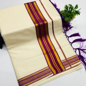 Shani-001- kerala cotton saree