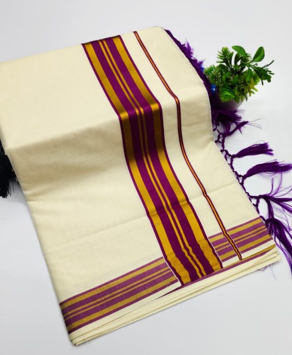 Shani-001- kerala cotton saree