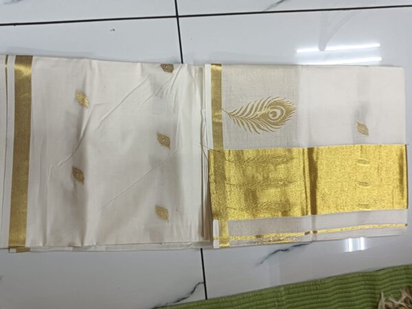 Peeli - kerala cotton saree