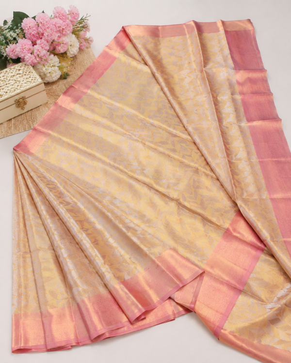 Jyothi - Banarasi tissue semi silk saree