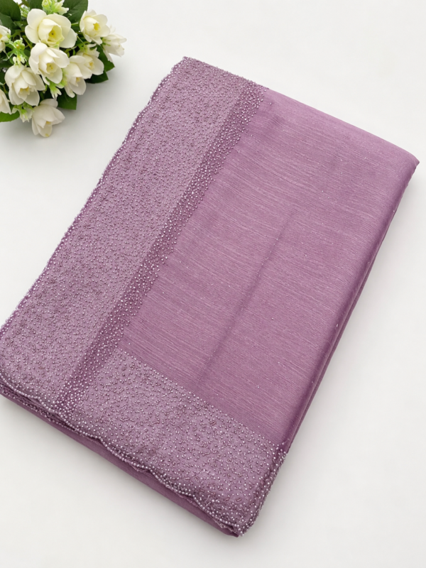 Sudha - Sticker Stone work space silk saree