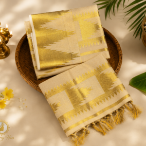 Grand Golden Woven Design