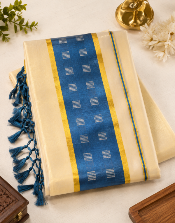 2026/08/1001476748.png ATHAM - 06 : Traditional Kerala Kasavu Set Mundu with Grand Golden Woven Design | Premium Onam Collection