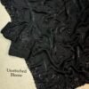 Shubh - black fendi silk hand work saree