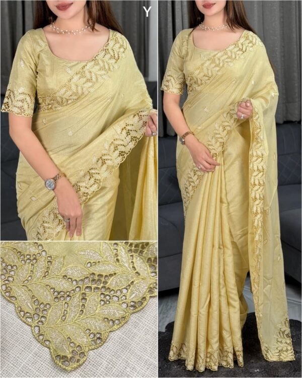 Arathi 002- arry cotton with Embroidery and cutwork