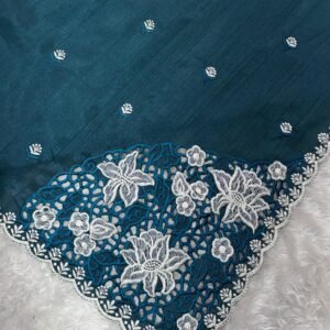 2026/10/1000791297-scaled.jpg Queen 005 - Blended tussar with corner cutwork and embroidery