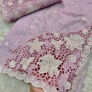 2026/10/1000791300-scaled.jpg Queen 003 - Blended tussar with corner cutwork and embroidery
