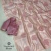 Flora 004- Applique floral rangoli silk saree