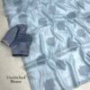 Flora 001- Applique floral rangoli silk saree